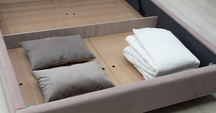 Кровать с подъемным механизмом Мелисса 180,арт. Тори 45 велюр (ява) + кроватное дно в Новосибирске - изображение 7
