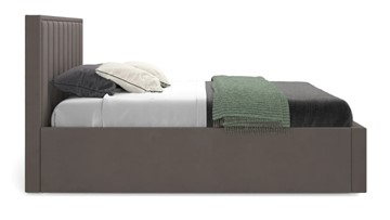 Кровать с подъемным механизмом Вена 1800 с ящиком, Велюр Мора коричневый в Новосибирске - предосмотр 2