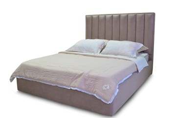 Кровать с подъемным механизмом с мягким изголовьем Адель 172х215 см в Новосибирске