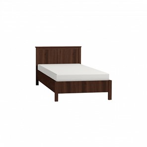 Спальная кровать Sherlock 44 + 4.1 Основание с гибкими ламелями металл 1200, Орех шоколадный в Новосибирске - предосмотр