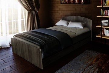 Кровать 1-спальная 1200х2000 с низкой ножной спинкой в Новосибирске