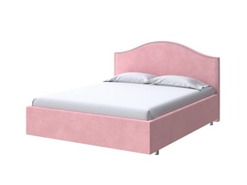 Спальная кровать Classic 90х200, Велюр (Casa Жемчужно-розовый) в Новосибирске - предосмотр