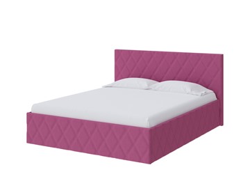 Спальная кровать Fresco 90х200, Рогожка (Savana Berry (фиолетовый)) в Новосибирске