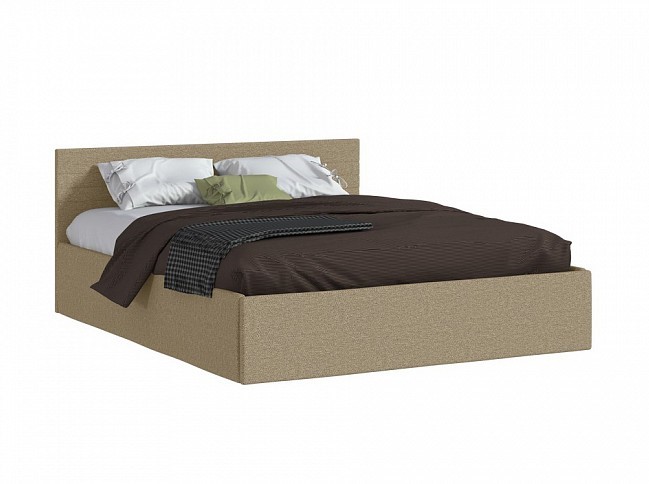 Двуспальная кровать Reload 160х200 Тетра Бежевый(Рогожка) в ...