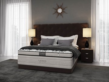 Кровать 2-спальная Style/Basement 160х200, Флок (Велсофт Спелая слива) в Новосибирске