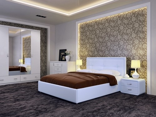Кровать с механизмом 1.5-спальная Adele размер 140*200 в Новосибирске - изображение