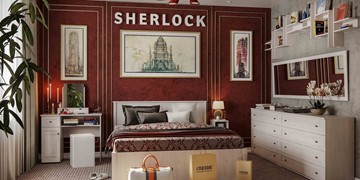 Набор мебели для спальни Sherlock №5 в Новосибирске - предосмотр