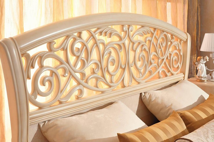 Модульная спальня Александрия, кровать, 2 тумбочки, Ленто в Новосибирске - изображение 7