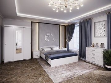 Спальный гарнитур Белое решение в Новосибирске