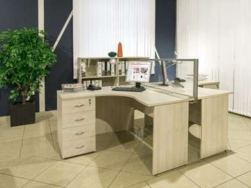 Офисный набор мебели Комфорт (дуб шамони) №2 в Новосибирске