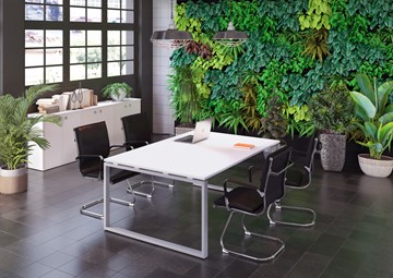 Комплект офисной мебели Metal System Style (Серый/Белый) в Бердске