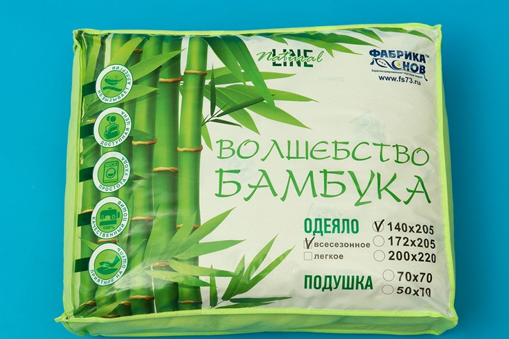 Одеяло всесезонное евро Волшебство бамбука в Новосибирске - изображение 2