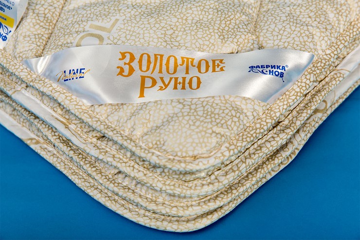 Одеяло всесезонное полутороспальное Золотое Руно в Новосибирске - изображение 1