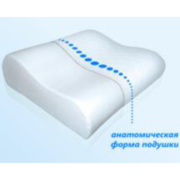 Подушка ортопедическая М Память 50х38 в Новосибирске - изображение