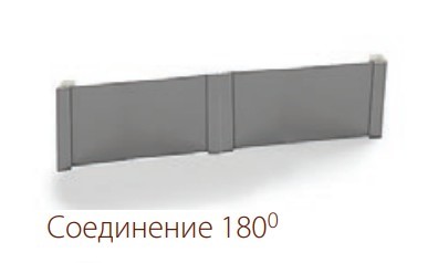 Соединение 180 гр. для цоколя, цвет белый в Новосибирске - изображение