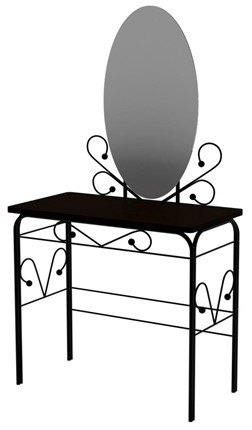 Дамский столик черный, венге в Новосибирске - изображение