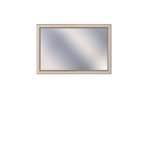 Зеркало настенное Сиена, Бодега белый / патина золото, 92х52 в Новосибирске
