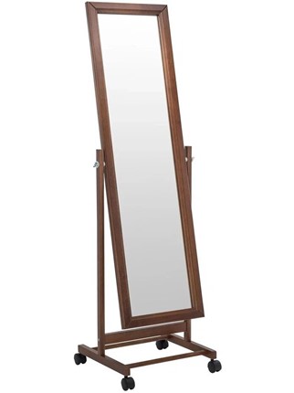 Напольное зеркало BeautyStyle 27 (135х42,5см) Средне-коричневый в Новосибирске - изображение