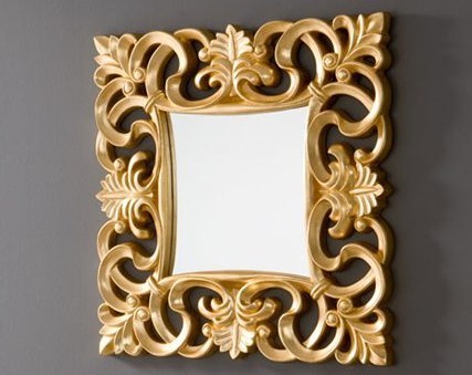 Настенное зеркало PU021 золото в Новосибирске - изображение 1
