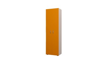 Детский 2-дверный шкаф 600 ДО Млечный дуб, Оранжевый в Новосибирске - предосмотр