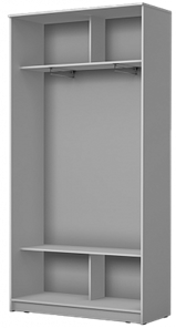 Шкаф 2-х дверный Хит-24-4-12/2-77-30, 2400х1200х420, Природа Дуб сонома в Новосибирске - предосмотр 1