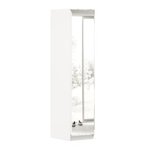 Шкаф 1-дверный Айла с зеркалом ЛД 688.140.000, Белый, исполнение 1 в Новосибирске - предосмотр