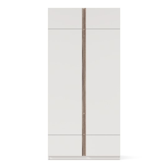 Шкаф 2х-дверный Лайт ЛД 412.090.000, Белый в Новосибирске - изображение 3