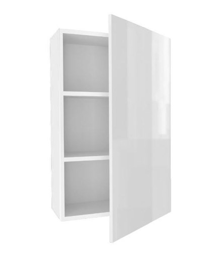 Кухонный высокий шкаф 600, Шервуд, ЛД 281.450.000.167, белый/белый глянец в Новосибирске - изображение 1