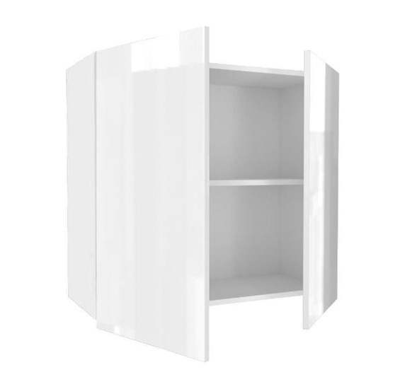 Кухонный шкаф 800, Шервуд, ЛД 281.360.000.162, белый/белый глянец в Новосибирске - изображение 1