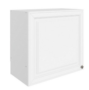 Кухонный шкаф Мишель под вытяжку L600 H566 (1 дв. гл.) эмаль (белый/белый) в Бердске