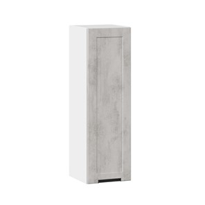 Кухонный навесной шкаф 300 высокий Джамис ЛД 296.410.000.024, Белый/Белый камень в Новосибирске