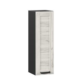 Кухонный шкаф 300 высокий Винченца ЛД 234.410.000.081, Чёрный/Дуб Крафт белый в Новосибирске - предосмотр