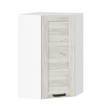 Шкаф кухонный 600 угловой высокий Винченца ЛД 234.620.000.042, Белый/Дуб Крафт белый в Новосибирске - изображение