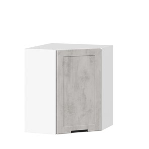 Угловой кухонный шкаф 600 Джамис ЛД 296.610.000.032, Белый/Белый камень в Новосибирске
