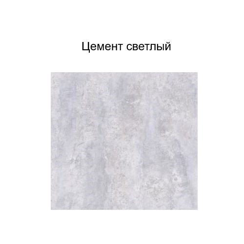 Шкаф кухонный со стеклом Модус, Ш500с/720, цемент светлый в Новосибирске - изображение 2