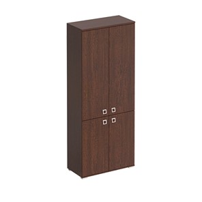 Шкаф для документов закрытый 4-х дверный Cosmo, венге Виктория (90,2х44,2х221) КС 304 в Новосибирске