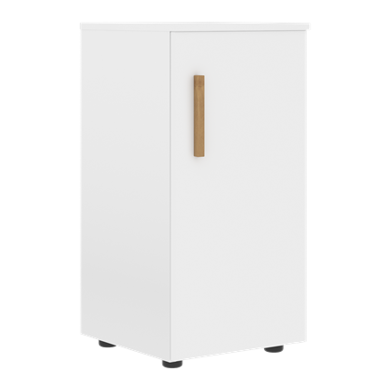 Шкаф колонна низкий с глухой правой дверью FORTA Белый FLC 40.1 (R) (399х404х801) в Новосибирске - изображение