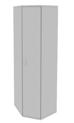 Угловой шкаф А.ГБ-3, Серый в Новосибирске - изображение