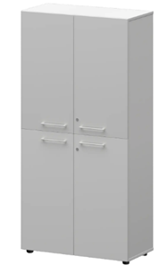 Шкаф с 4-мя дверьми Kortez СМШ48.2.28F, Белый брилиант в Новосибирске