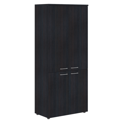 Шкаф с глухими низкими и средними дверьми и топом XTEN Дуб Юкон  XHC 85.3 (850х410х1930) в Новосибирске - изображение