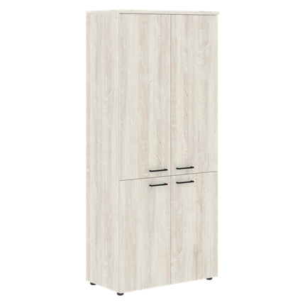 Шкаф с глухими низкими и средними дверьми и топом XTEN сосна Эдмонд  XHC 85.3 (850х410х1930) в Новосибирске - изображение