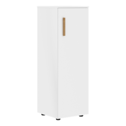 Средний шкаф колонна с правой дверью  FORTA Белый FMC 40.1 (R) (399х404х801) в Новосибирске - изображение