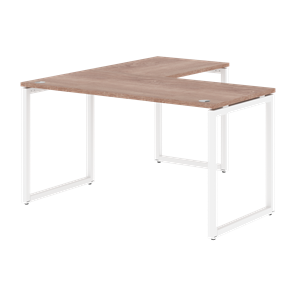 Письменный стол угловой правый XTEN-Q Дуб-сонома- белый XQCT 1415 (R) (1400х1500х750) в Новосибирске