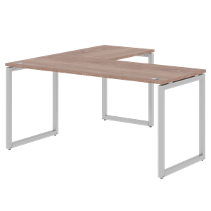 Письменный стол угловой правый XTEN-Q Дуб-сонома- серебро XQCT 1615 (R) (1600х1500х750) в Новосибирске