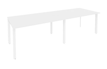 Переговорный стол O.MP-PRG-2.3 Белый/Белый бриллиант в Новосибирске