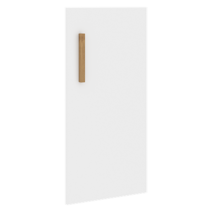 Низкая дверь для шкафа правая FORTA Белый FLD 40-1(R) (396х18х766) в Новосибирске - изображение