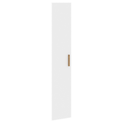 Дверь для шкафа высокая универсальная  FORTA Белый FHD 40-1 (396х18х1932) в Новосибирске - изображение
