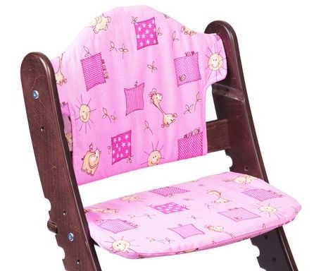 Комплект Подушек для растущего стула М1, розовый в Новосибирске - изображение