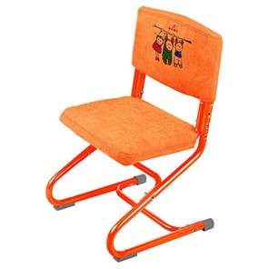 Чехол для стула СУТ 01-01 Оранжевый, Замша в Новосибирске