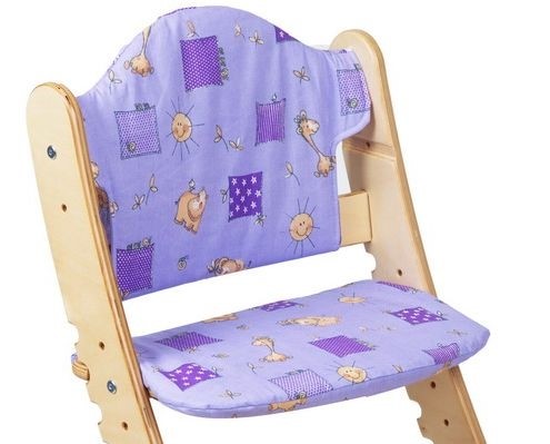 Комплект Подушек для растущего стула М1, фиолетовый в Новосибирске - изображение
